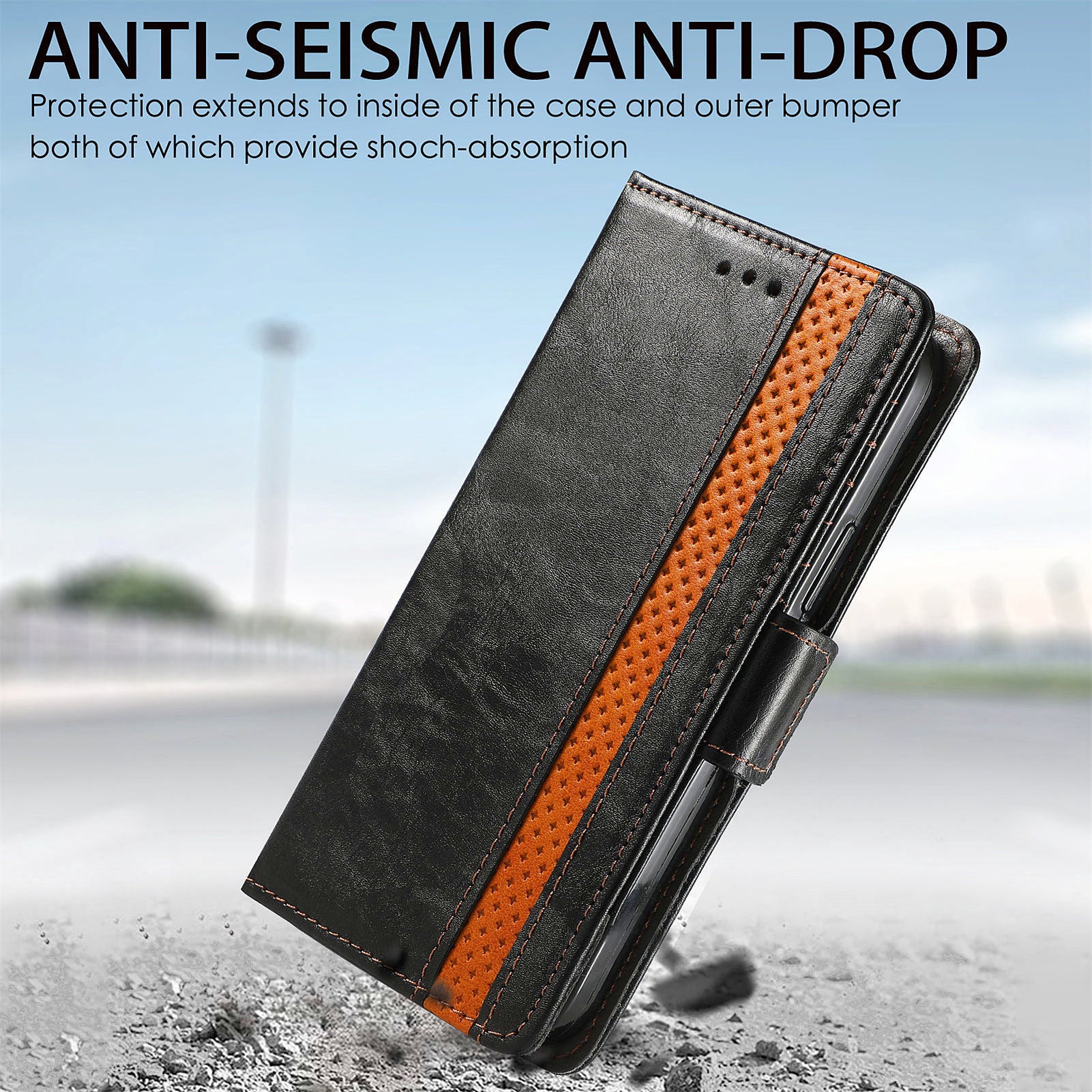 CASENEO 002 Series For Samsung Galaxy A24 4G RFID Blocking Phone Cover Splicing PU Leather Stand Wallet Case CASENEO 002 Series For Samsung Galaxy A24 4G RFID Blocking Phone Cover Splicing PU Leather Stand Wallet Case